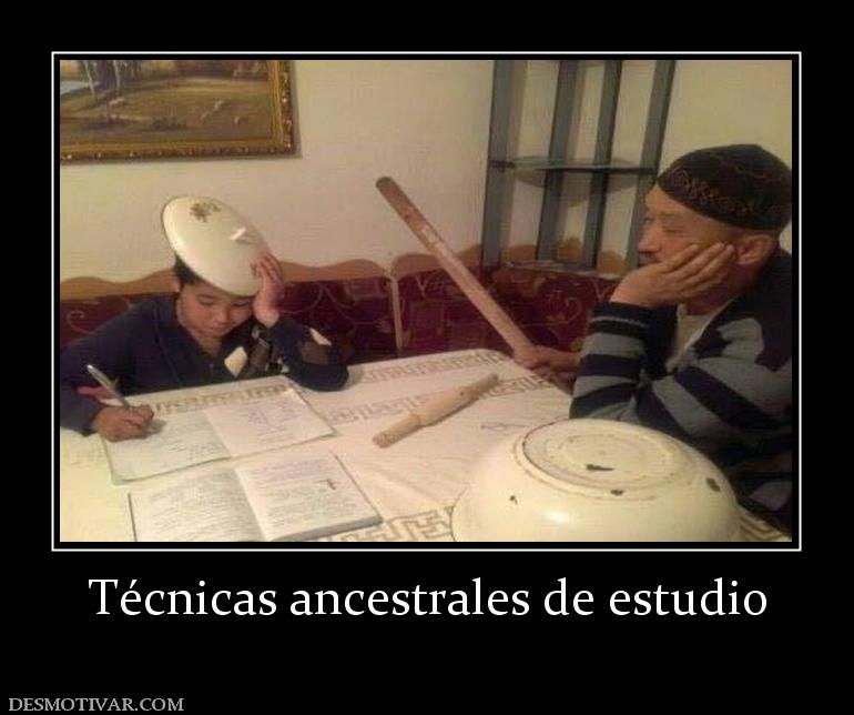 Técnicas ancestrales de estudio