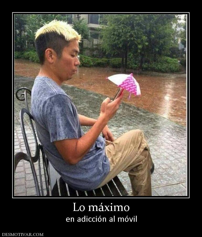 Lo máximo en adicción al móvil