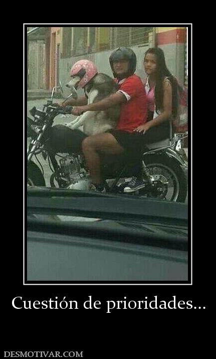 Cuestión de prioridades...