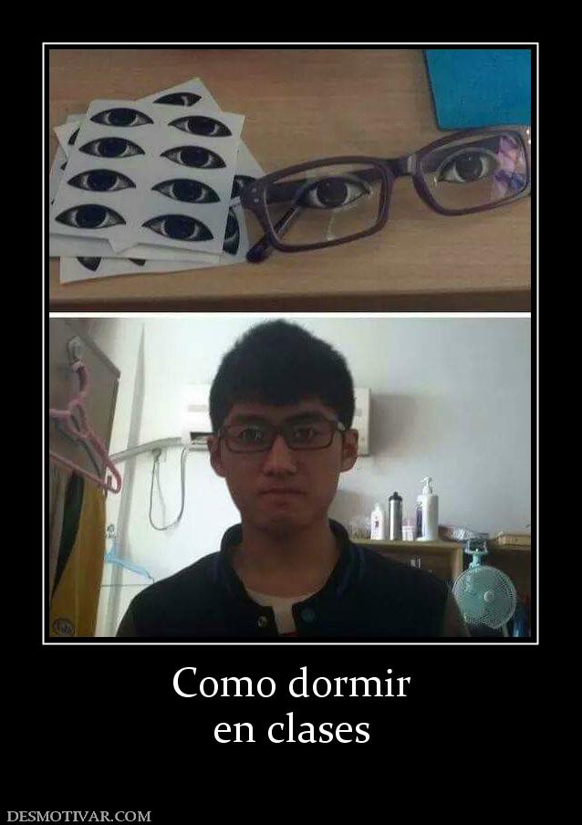 Como dormir en clases