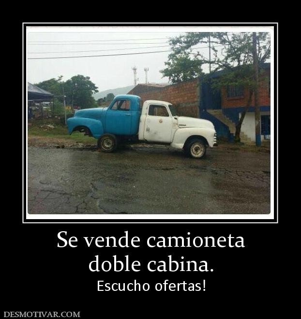 Se vende camioneta doble cabina. Escucho ofertas!