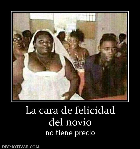 La cara de felicidad del novio no tiene precio