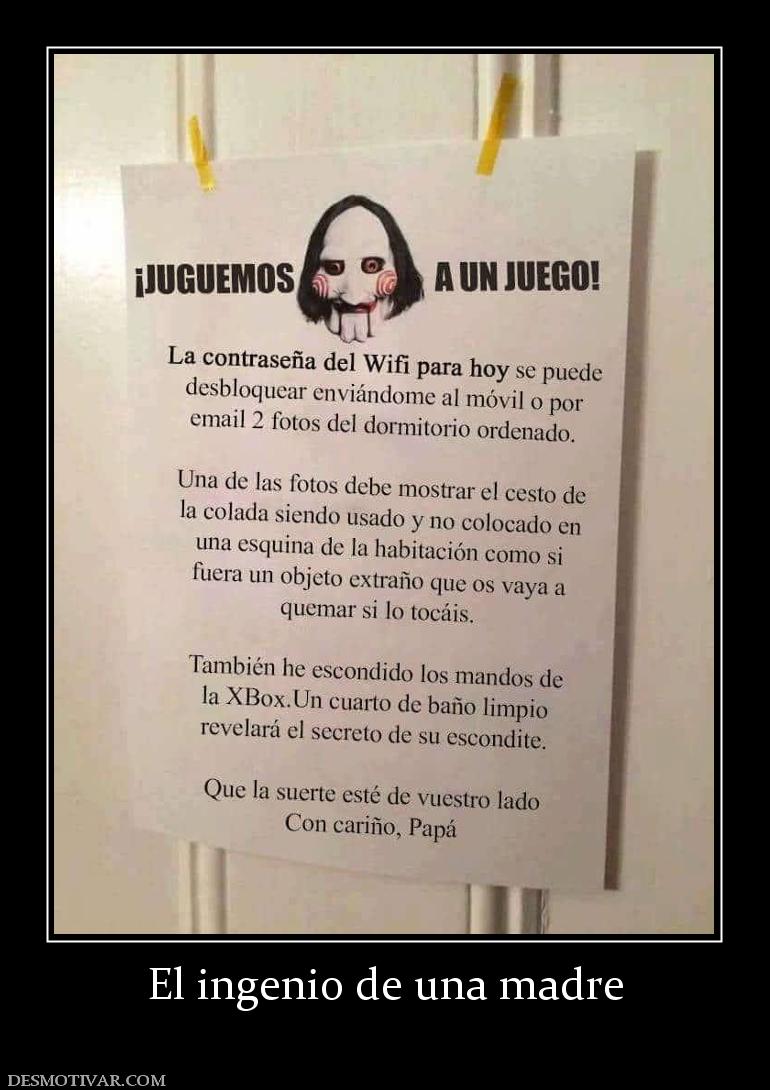 El ingenio de una madre