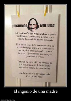 El ingenio de una madre
