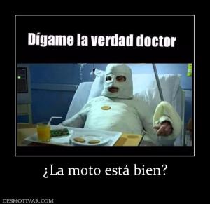 ¿La moto está bien?