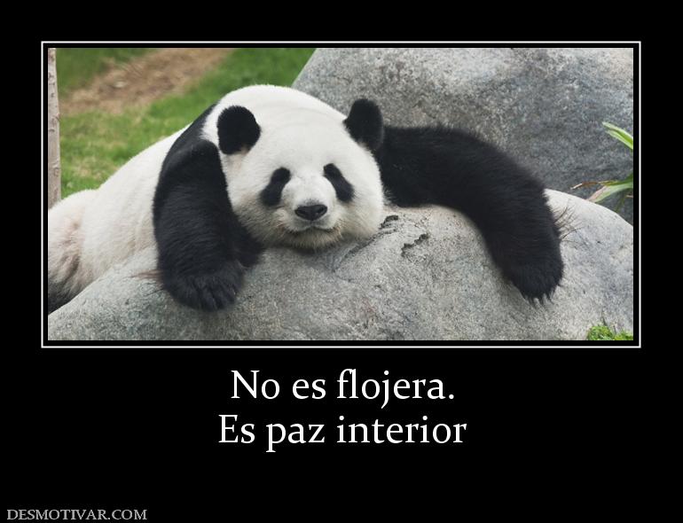 No es flojera. Es paz interior