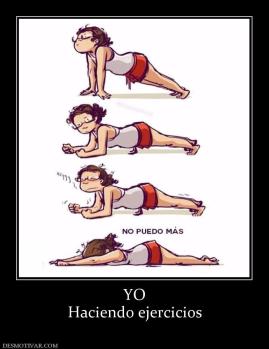 YO Haciendo ejercicios