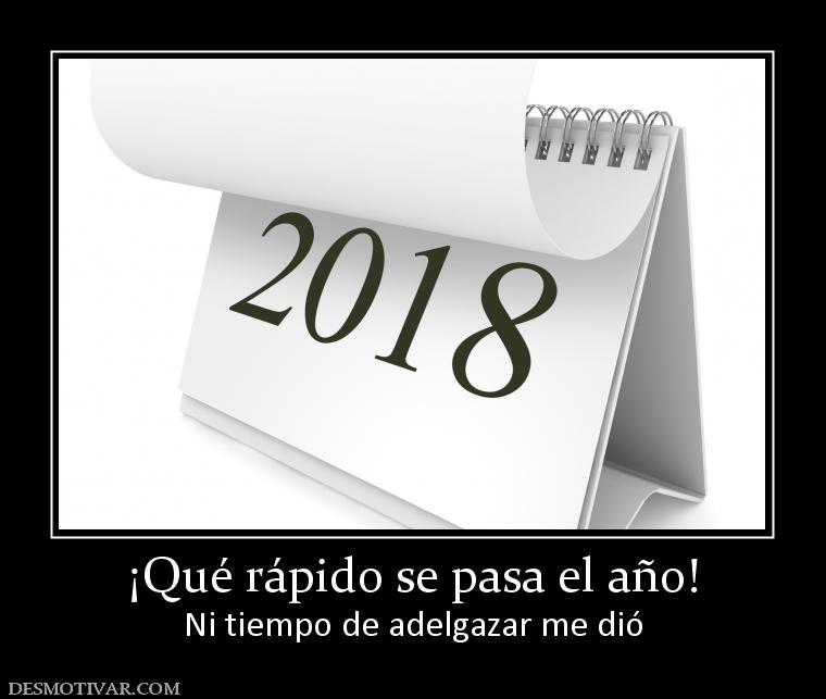 ¡Qué rápido se pasa el año! Ni tiempo de adelgazar me dió