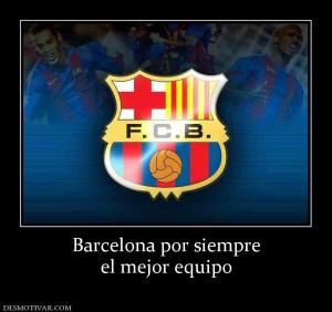 Barcelona por siempre el mejor equipo
