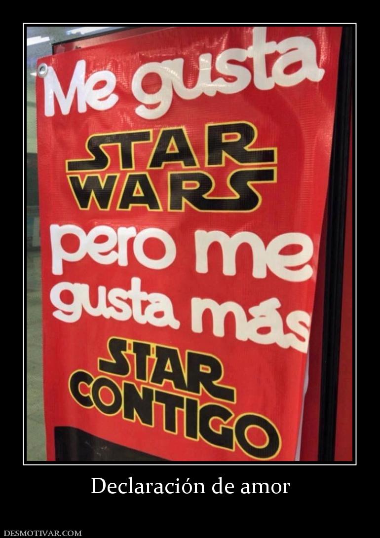 Declaración de amor