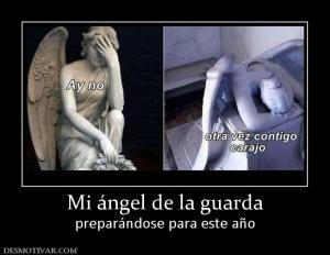 Mi ángel de la guarda preparándose para este año