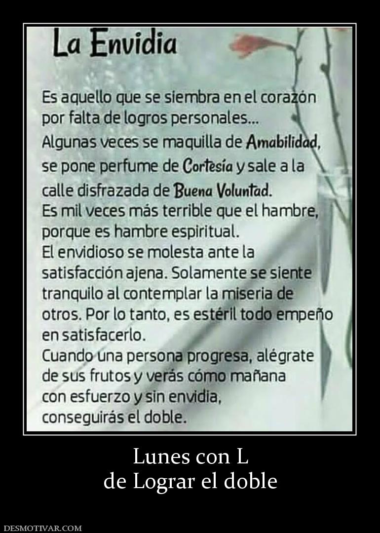 Lunes con L de Lograr el doble