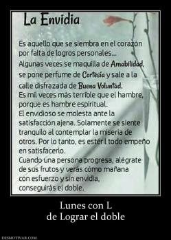 Lunes con L de Lograr el doble