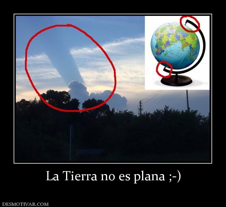 La Tierra no es plana ;-)