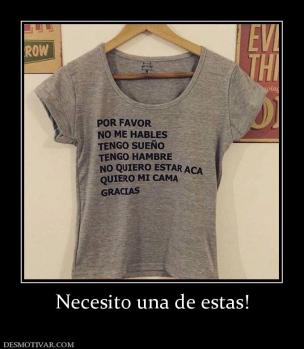 Necesito una de estas!