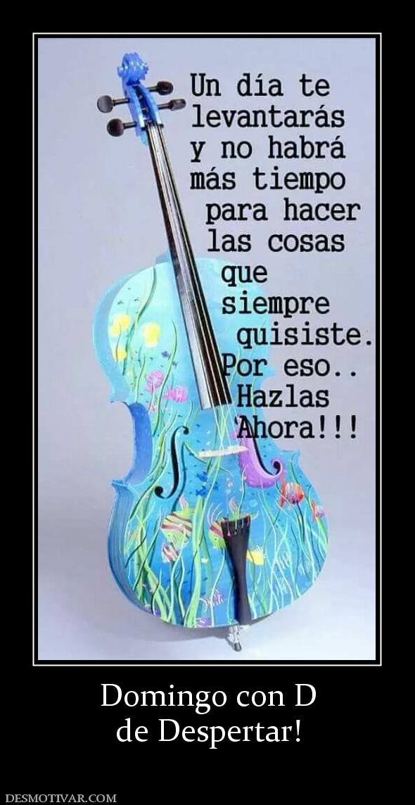 Domingo con D de Despertar!