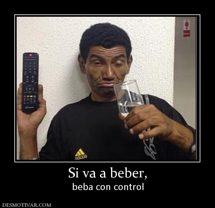Si va a beber, beba con control