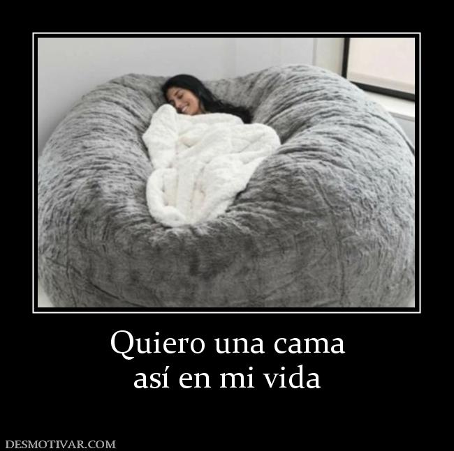 Quiero una cama así en mi vida