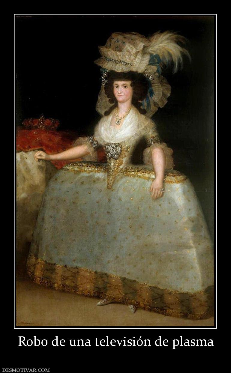 Robo de una televisión de plasma