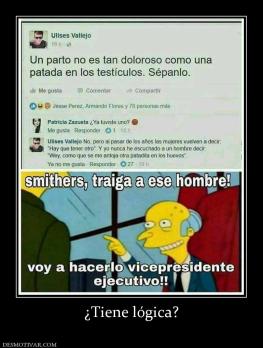 ¿Tiene lógica?