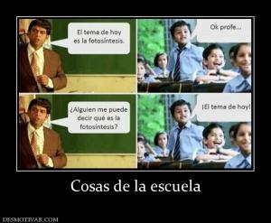 Cosas de la escuela