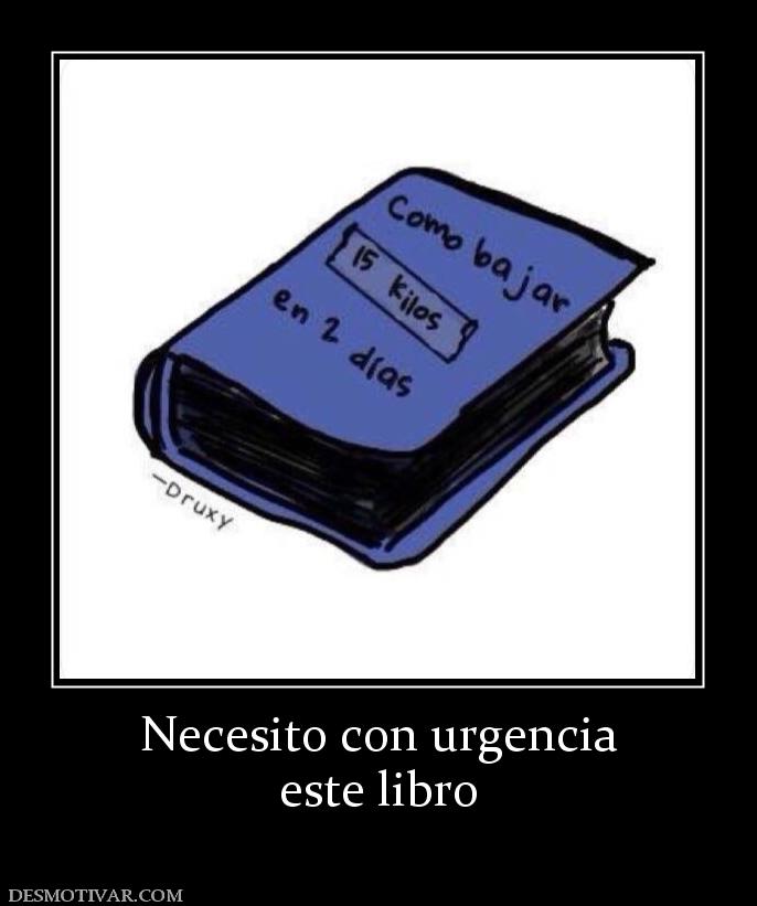 Necesito con urgencia este libro