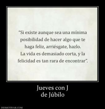 Jueves con J de Júbilo