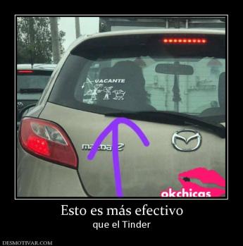 Esto es más efectivo que el Tinder