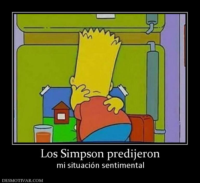 Los Simpson predijeron mi situación sentimental