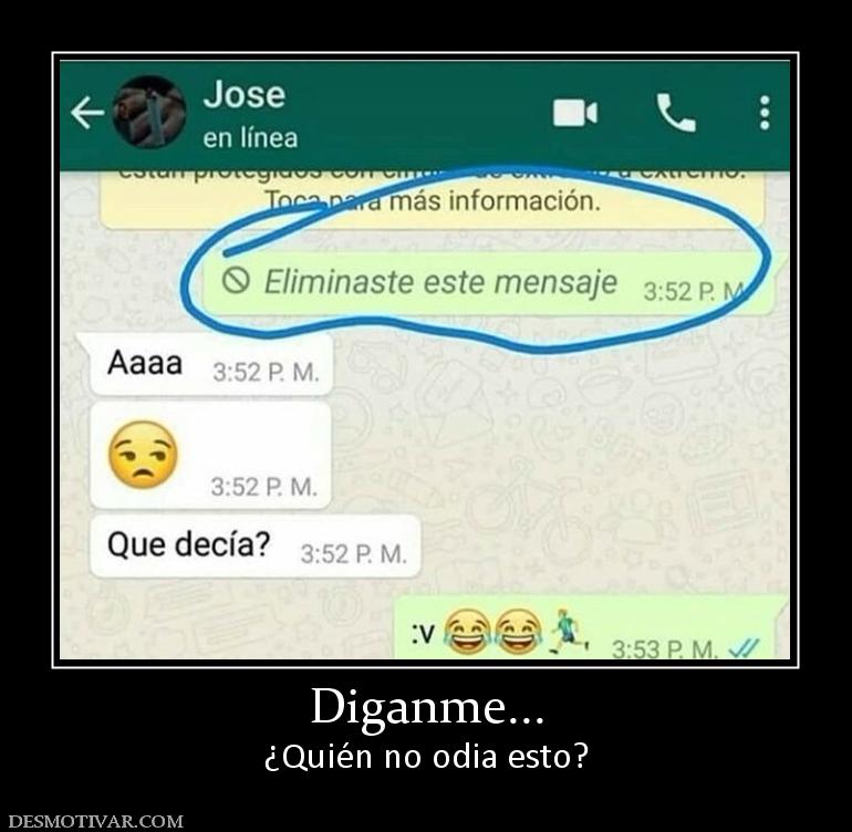 Diganme... ¿Quién no odia esto?