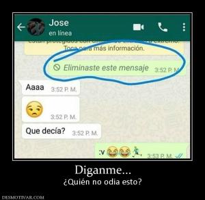 Diganme... ¿Quién no odia esto?