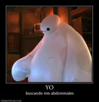 YO buscando mis abdominales