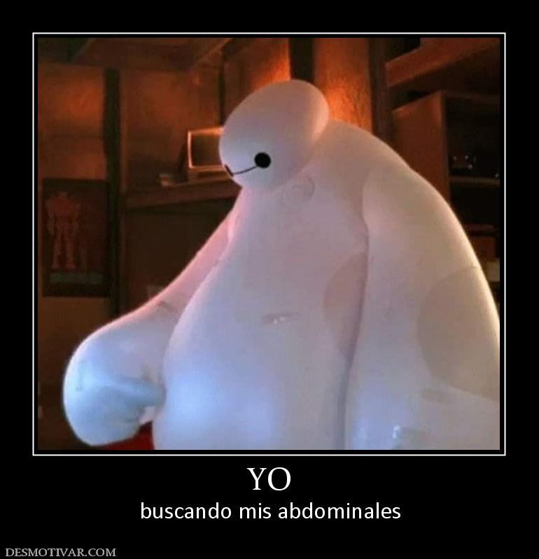 YO buscando mis abdominales