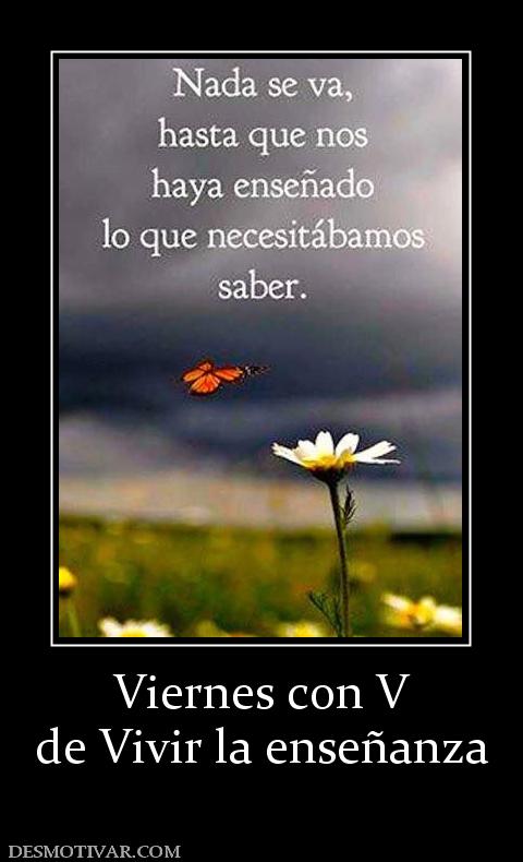 Viernes con V de Vivir la enseñanza