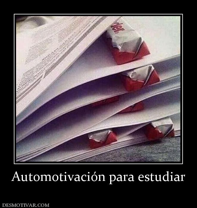 Automotivación para estudiar