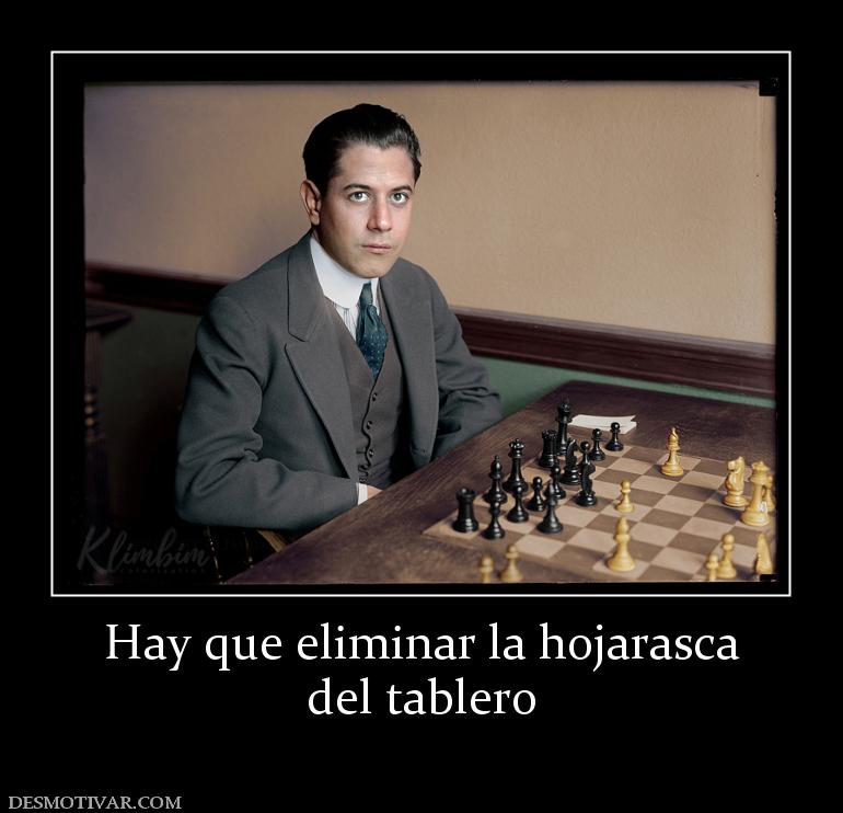 Hay que eliminar la hojarasca del tablero