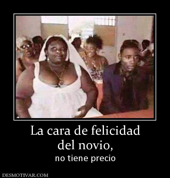 La cara de felicidad del novio,  no tiene precio