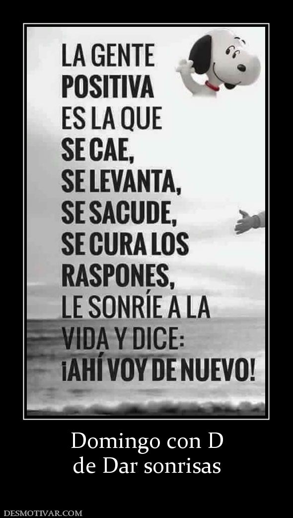 Domingo con D de Dar sonrisas