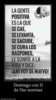 Domingo con D de Dar sonrisas