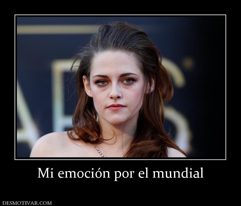 Mi emoción por el mundial