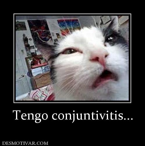Tengo conjuntivitis...