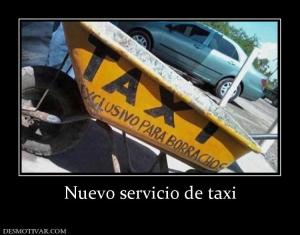 Nuevo servicio de taxi