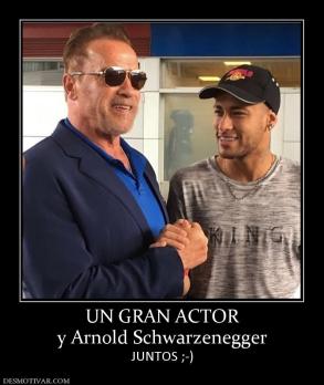 UN GRAN ACTOR y Arnold Schwarzenegger JUNTOS ;-)