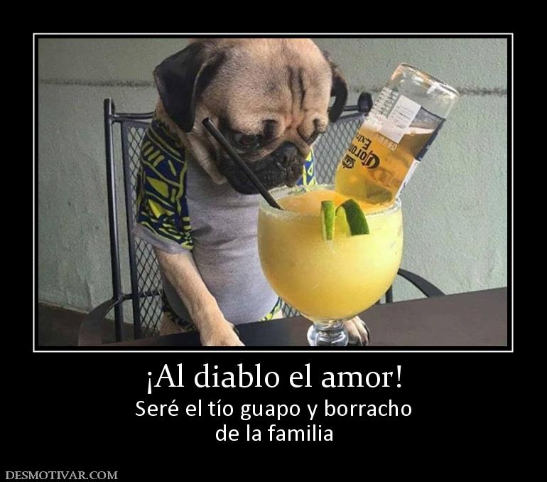 ¡Al diablo el amor! Seré el tío guapo y borracho de la familia