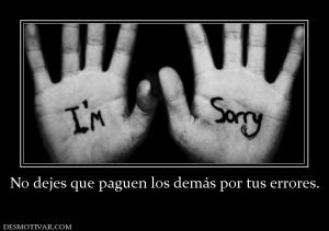 No dejes que paguen los demás por tus