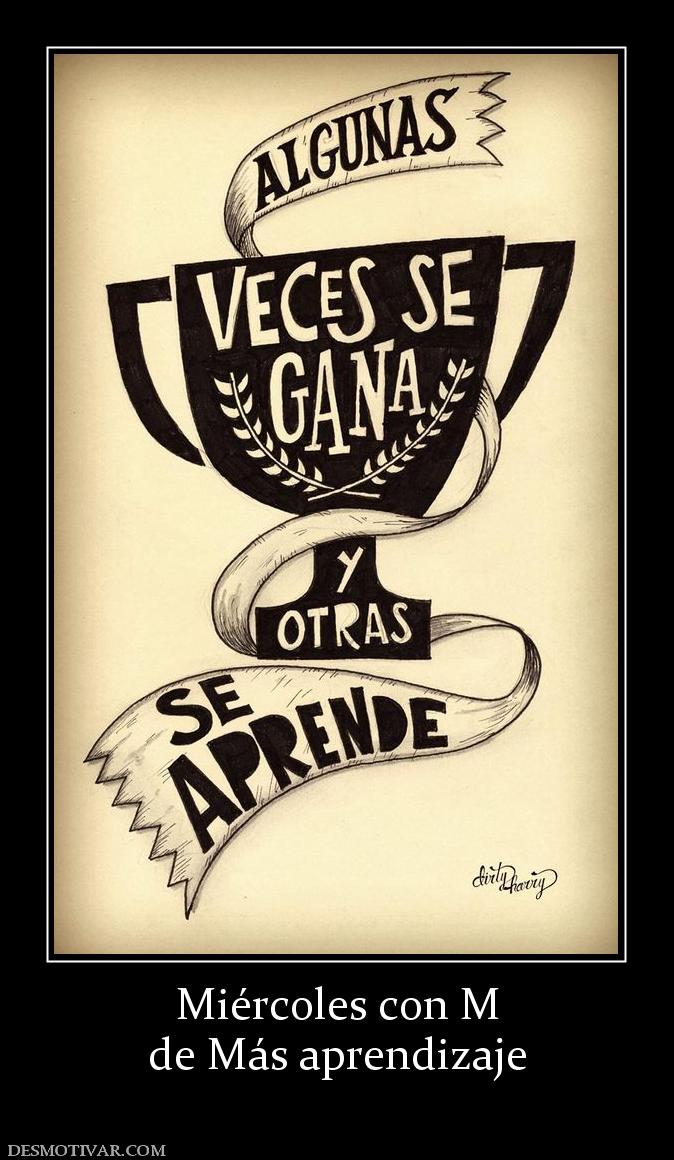 Miércoles con M de Más aprendizaje