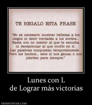 Lunes con L de Lograr más victorias