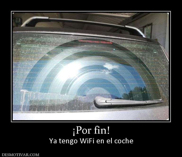 ¡Por fin! Ya tengo WiFi en el coche