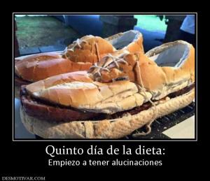 Quinto día de la dieta: Empiezo a tener alucinaciones