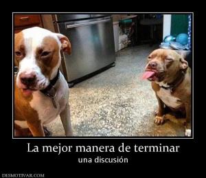 La mejor manera de terminar una discusión